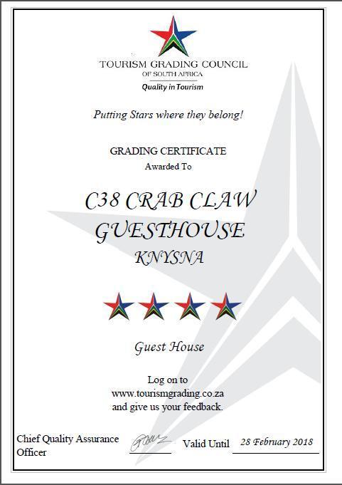 38 Crab Claw Hotel Knysna Exterior foto